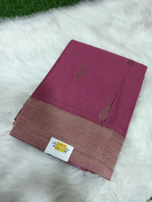 GEORGETTE SAREE RICH PALLU WITH BUTTA STYLE BOUSE